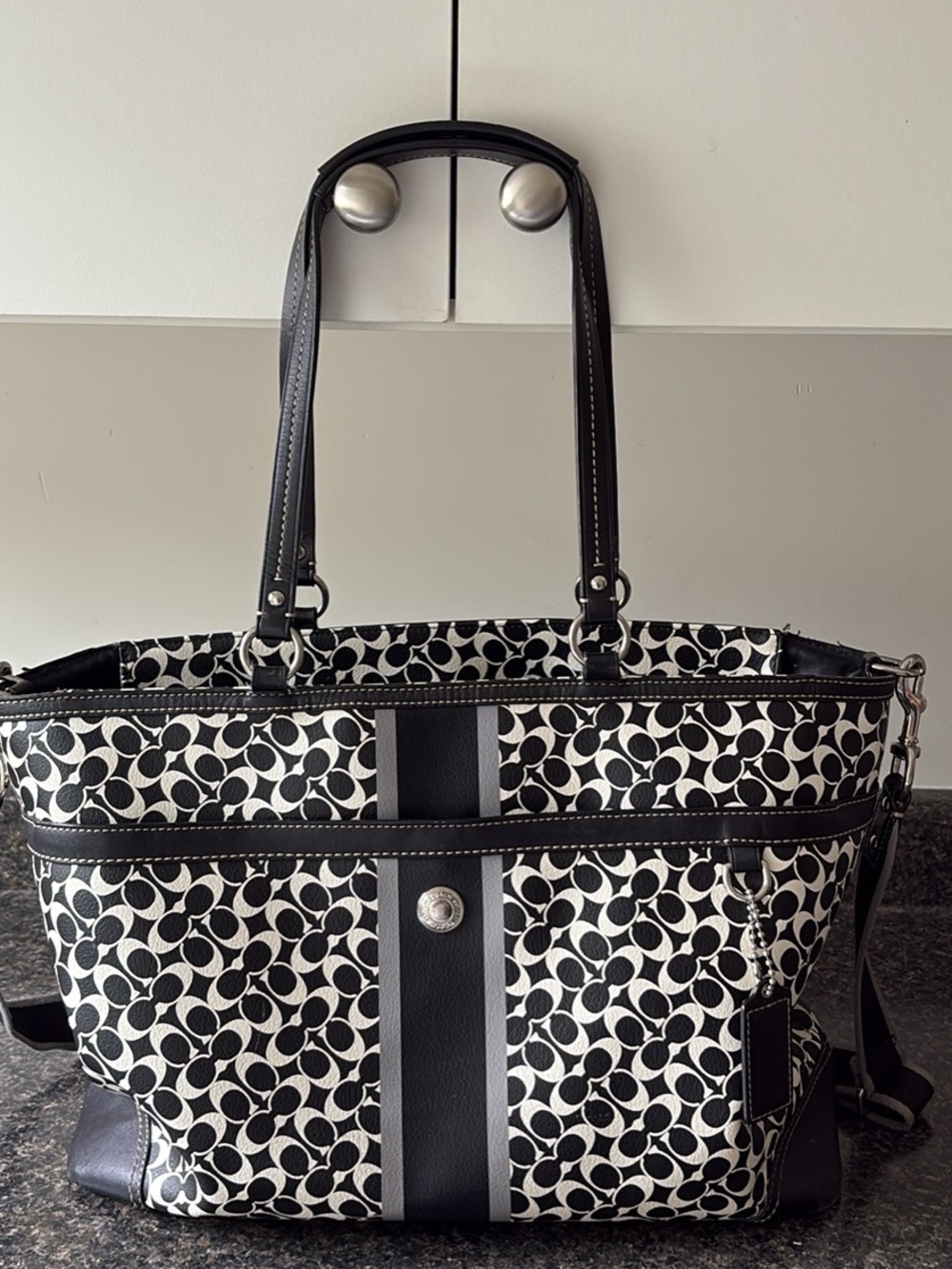Coach Chelsea Signature Pattern Diaper Bag or Tote